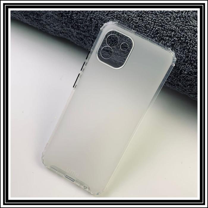 Gambar SAMSUNG GALAXY A03 MATTE RAINBOW ORIGINAL SILICONE SOFT CASE TPU COVER - CLEAR dari Case Thebest undefined Tokopedia