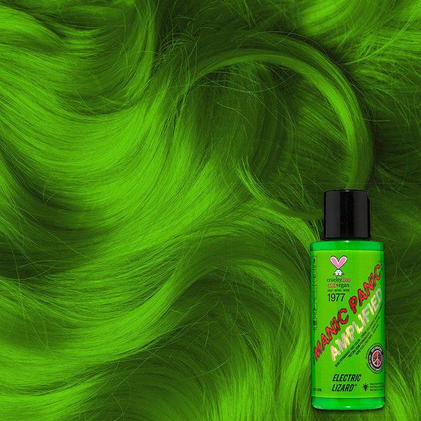 Gambar Manic Panic ELECTRIC LIZARD Classic Amplified Cat Rambut Hijau Glow - Amplified dari Werna Manic Panic Store undefined Tokopedia
