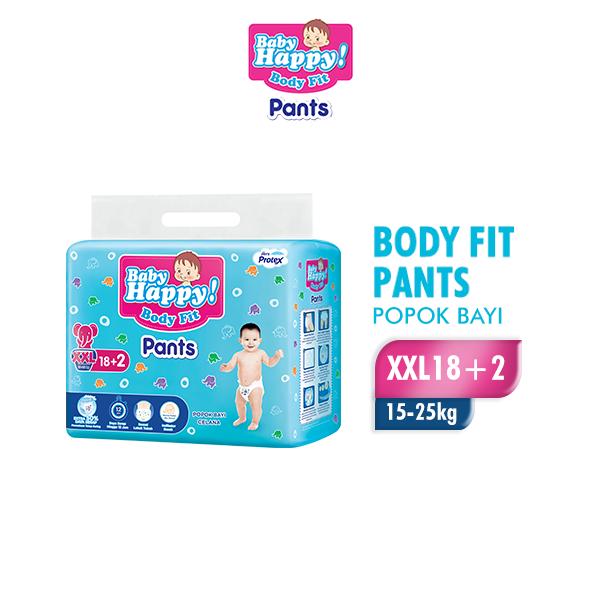 Promo Harga Baby Happy Body Fit Pants XXL18 18 pcs - Tokopedia
