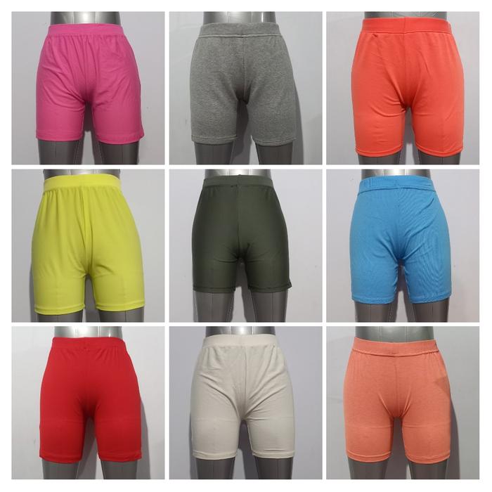 Gambar legging wanita celana legging pendek short bahan spandex katun - random, M dari YS 5758 undefined Tokopedia