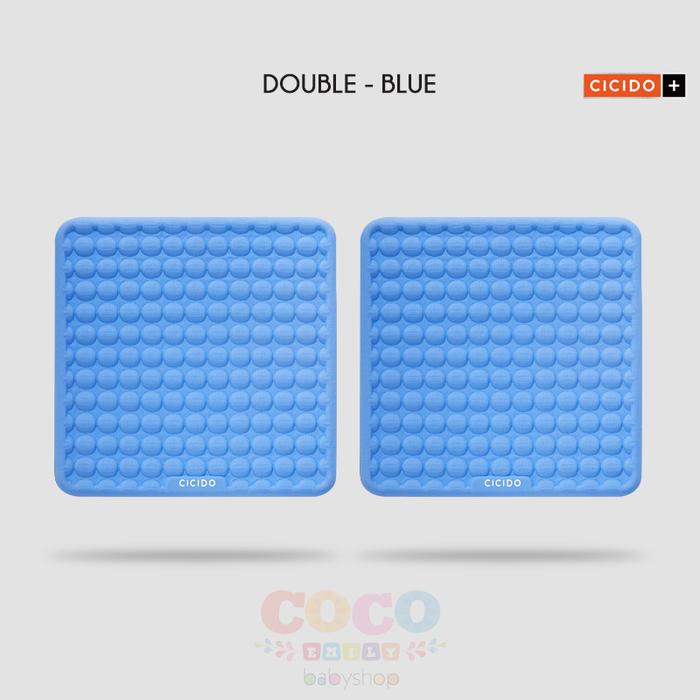 Gambar CICIDO Cold Gel Seat Cushion Car Breathable Honeycomb Butt Ready - DOUBLE, BLACK dari CocoEmily undefined Tokopedia