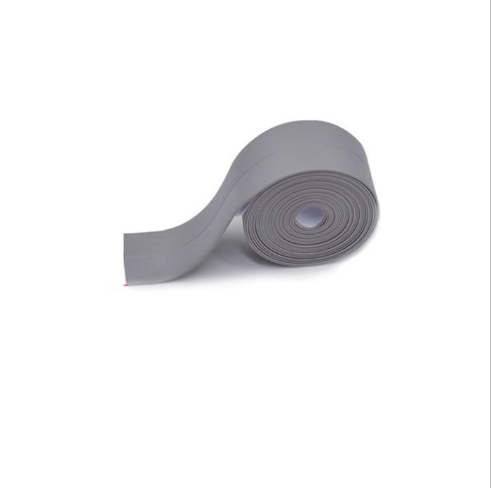 Gambar STICKER TAPE PVC ANTIR JAMUR AIR MINYAK UNTUK WASTAFEL DAPUR DAN WC - ABU ABU dari 7thAvenue undefined Tokopedia