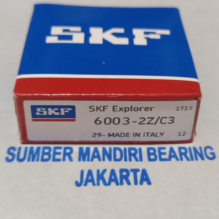 Cuscinetto A Sfera SKF 6003 ZZ (2Z) C3; Per Albero 17 Mm (17 - Foto 9