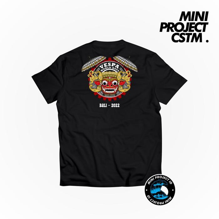 Gambar KAOS EVENT ACARA VESPA WORLD DAY BALI 2022 - T SHIRT DISTRO ACARA VESP - L dari Mini project Id undefined Tokopedia