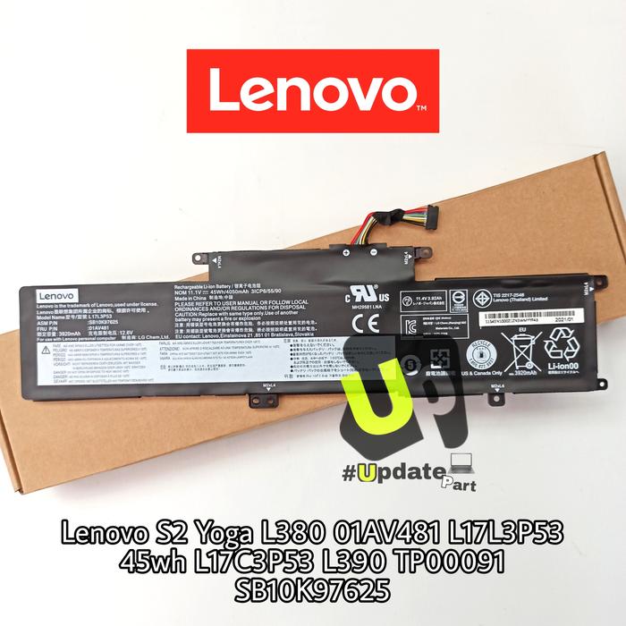 L17L3P53 L17C3P53 L17M3P55 Batteria Per Lenovo ThinkPad L380 L390 Yoga - Foto 4