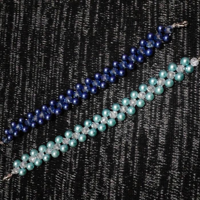 Gambar konektor masker hijab mutiara kristal ceko 2in1 - Hijau dari Noonie Shop undefined Tokopedia