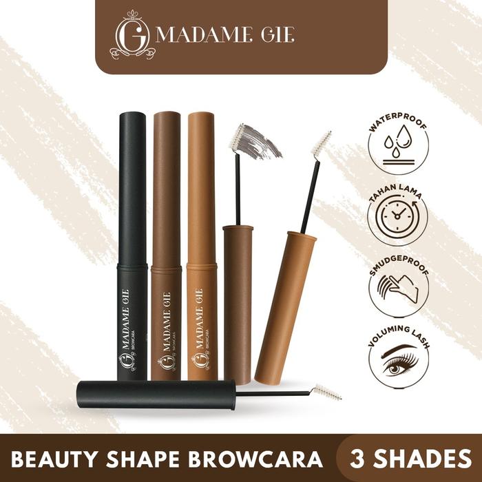Gambar MADAME GIE Beauty Shape Browcara | Eyebrow Mascara Alis - 02 dari Cosme Murah undefined Tokopedia