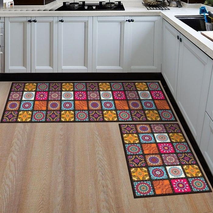 Gambar Keset Kaki Lantai Dapur Karpet Panjang Anti Slip Kitchen Rug 40x120cm - Motif 1 dari ToserbaJr undefined Tokopedia