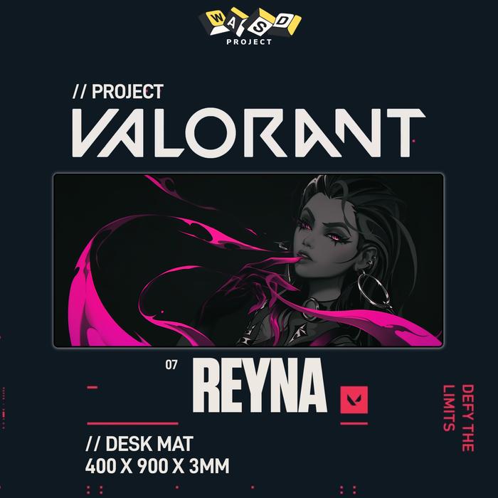 Gambar PROJECT Valorant: REYNA Mousepad / Deskmat - 400x900x3mm dari WASD Project undefined Tokopedia