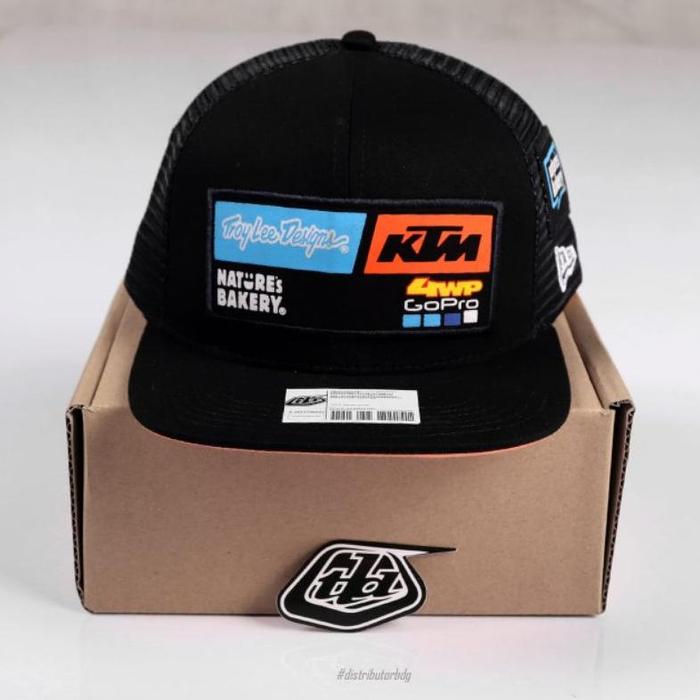 Gambar Topi Snapback Topi Ktm Topi Motor Cross Tld Ktm Team (Black) Terlaris - Snapback dari hyananshop undefined Tokopedia