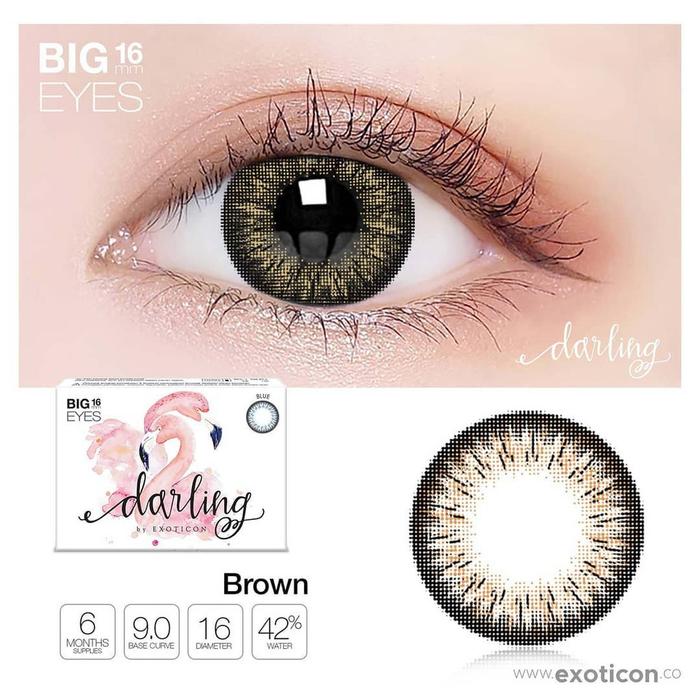 Gambar Softlens X2 Darling - Brown dari sinarindah16 undefined Tokopedia