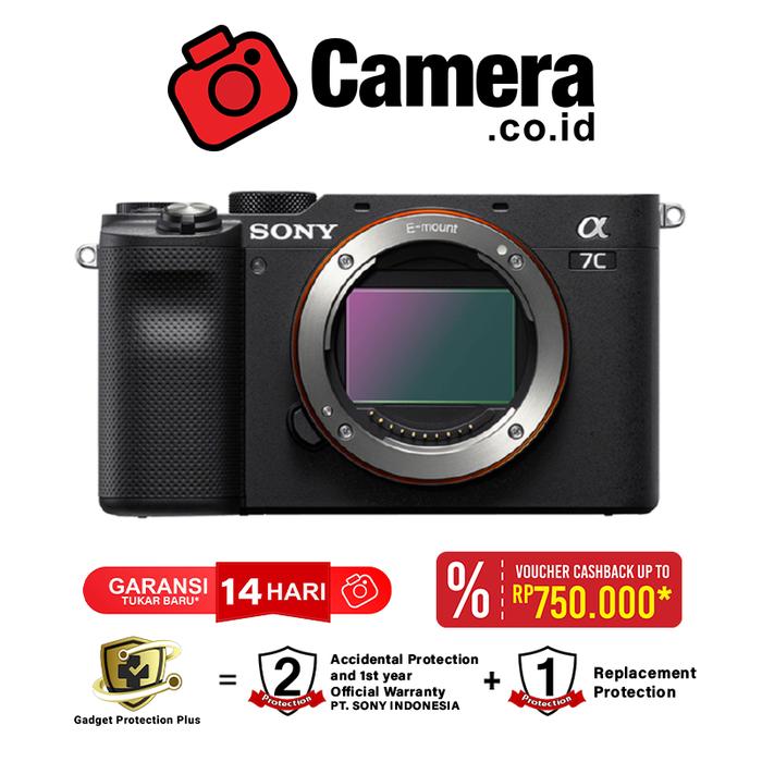Gambar Sony A7C - Kamera Mirrorless Full-Frame Ringkas dan Bertenaga - BLACK dari CAMERA CO ID undefined Tokopedia