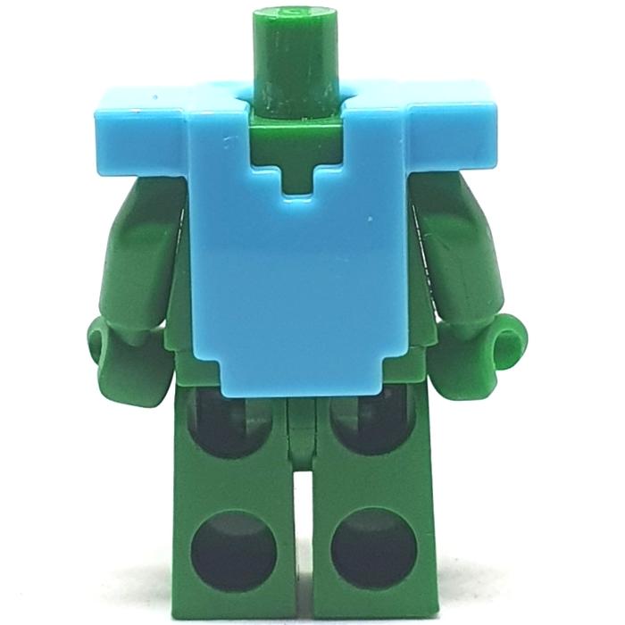 Gambar Lego Aksesoris Armor Breastplate Rectangular Minecraft Original - Medium Azure dari Brick Jaman Now Shop undefined Tokopedia