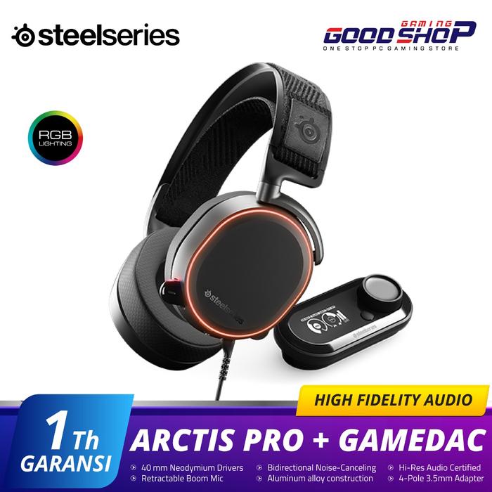 Jual Steelseries Arctis Pro RGB With GAME DAC Putih Kota
