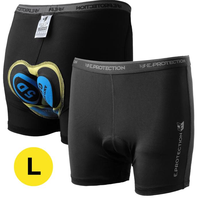 Gambar Celana sepeda Padding Gel Eprotection - L dari eibag Indonesia undefined Tokopedia