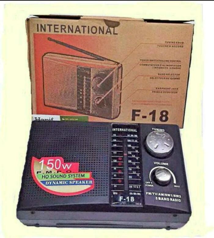 Gambar Radio AM-FM-SW AC/DC F18 Radio jadul - F-18 dari grosirannusantara173 undefined Tokopedia