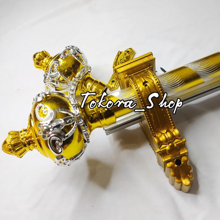Gambar satu set tiang gorden NB ( EC 04 ) - Gold, 70 dari tokora_shop undefined Tokopedia