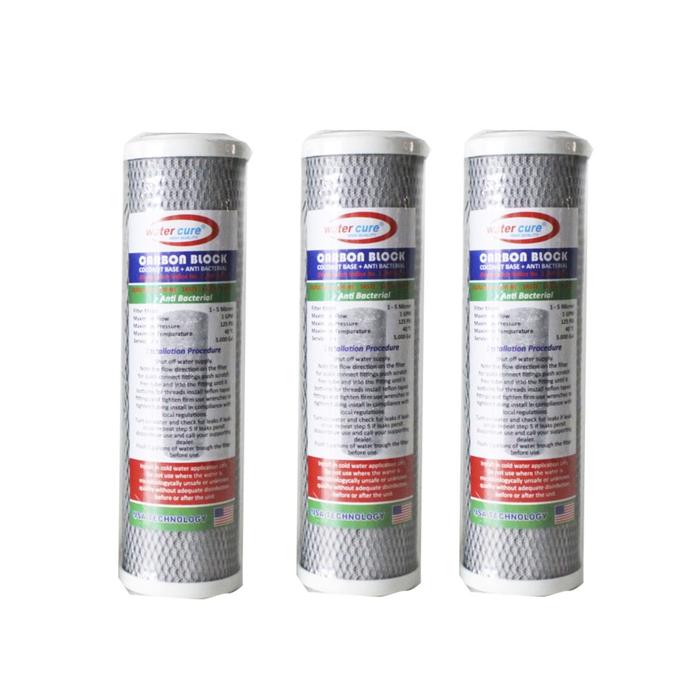 Gambar Cartridge Filter Air CTO / Karbon Blok / Carbon Block 10" - Watercure dari LEDSIGNLASER FILTER RO undefined Tokopedia