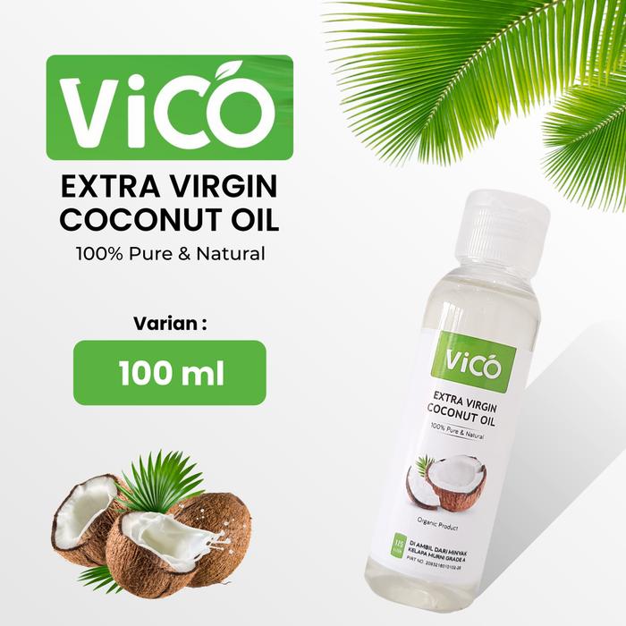 Gambar VCO Extra Virgin Coconut Oil 125ml ViCO - Minyak Kelapa 100% Murni dari Adops Mart undefined Tokopedia