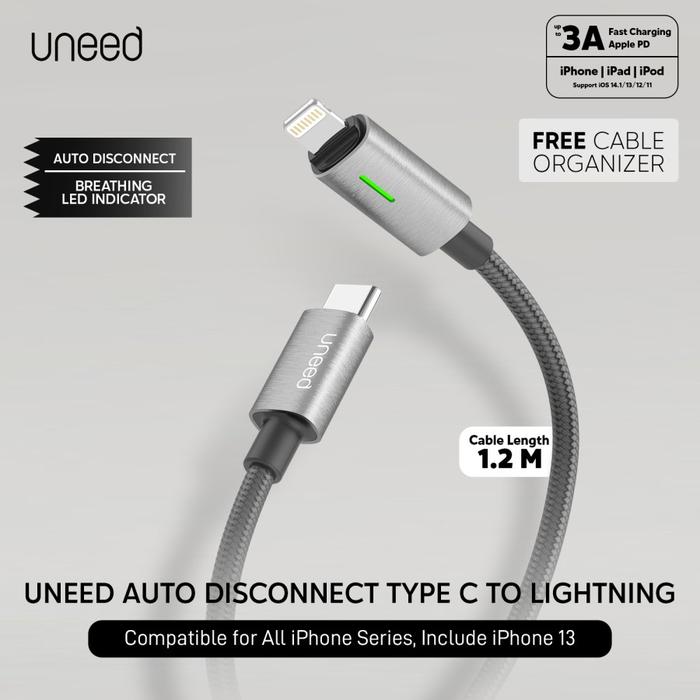 Jual KABEL FAST CHARGER LIGHTNING TO USB C KE QUICK CHARGING FOR