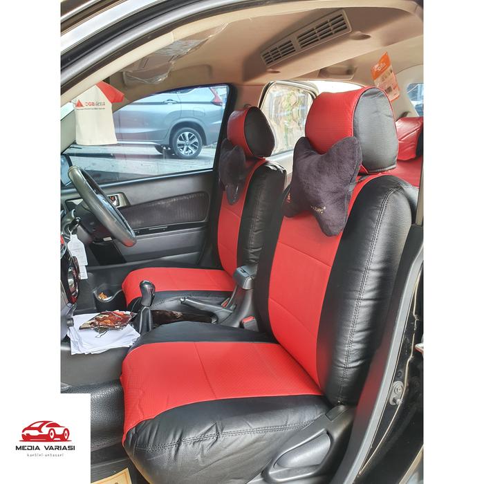 Gambar Sarung Jok Mobil Avanza VVTI 2007-2011 Carnova - hitam merah dari toko media variasi undefined Tokopedia