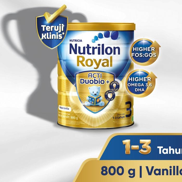 Gambar NUTRILON ROYAL 3 VANILA 800 G SUSU PERTUMBUHAN ANAK dari RAYA SUSU OFFICIAL undefined Tokopedia