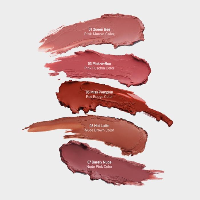 Gambar Lipstik NAMA Triple Action Beauty Stick Barely Nude Hot Latte Queen - Queen Bee dari Mata Kosmetika undefined Tokopedia