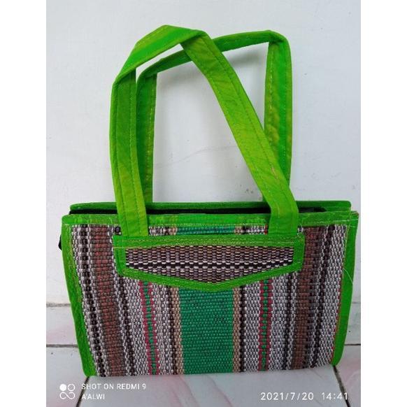 Gambar PROMO!! Tas tikar anyaman kecil/tas sovenir/tas oleh" haji&umroh - Biru, S dari Albatta undefined 5 Tokopedia