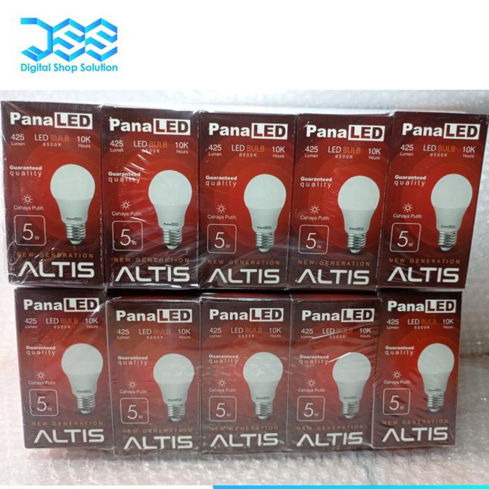 Gambar Lampu LED Murah Bohlam LED PANALED ALTIS Cahaya Putih 10PCS - 5WATT dari Digital Shop Solution undefined Tokopedia