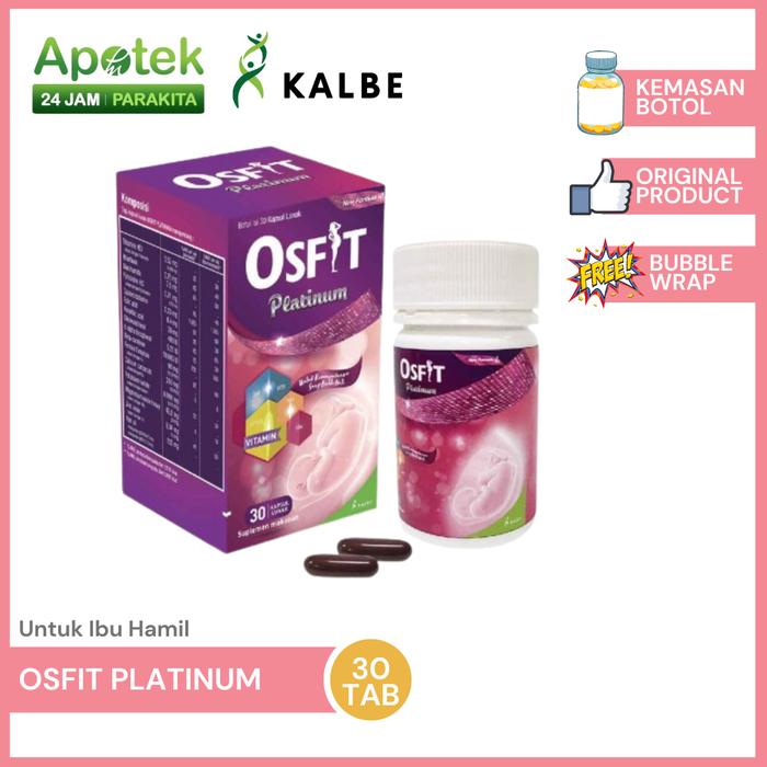 Gambar OSFIT KAPLET/ OSFIT PLATINUM/ Osfit DHA multivitamin dan mineral - Osfit Platinum dari Apotek24jamParakitaMedika undefined Tokopedia