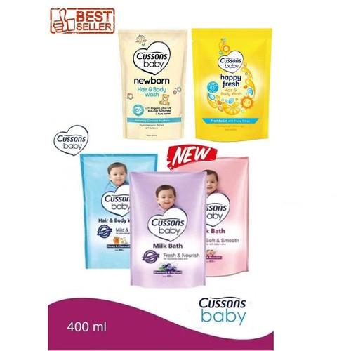 2in1 Sabun Cussons Baby Happy Fresh Hair and Body Wash/newborn hair&bo  MILD N GENTLE