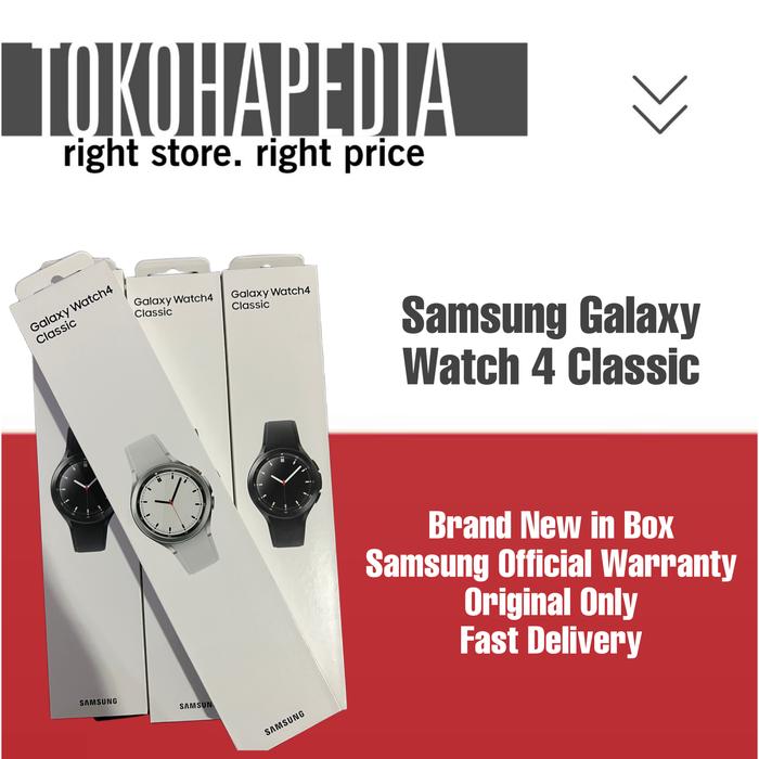 Samsung Galaxy Watch Classic 46mm 42mm Black Silver RESMI SEIN 42MM,  BLACK - Main Image