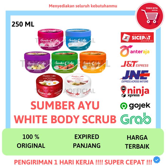Gambar SUMBER AYU WHITE BODY SCRUB LULUR MANDI 250 ML 250ML - Pepaya dari TOKOKITAOFFICIAL undefined Tokopedia
