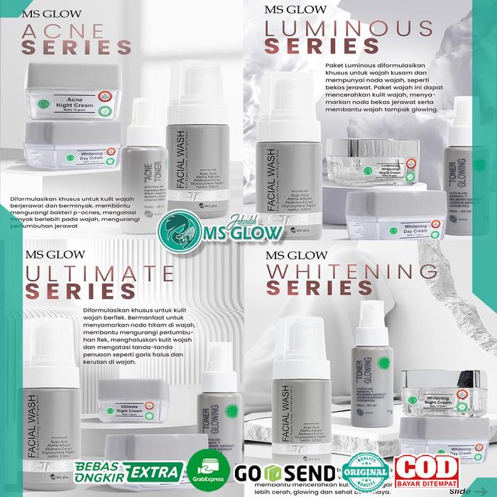Gambar MS GLOW Paket Wajah Kecantikan - MS GLOW ORIGINAL - PAKET WHITENING dari LUMINA SKIN undefined Tokopedia