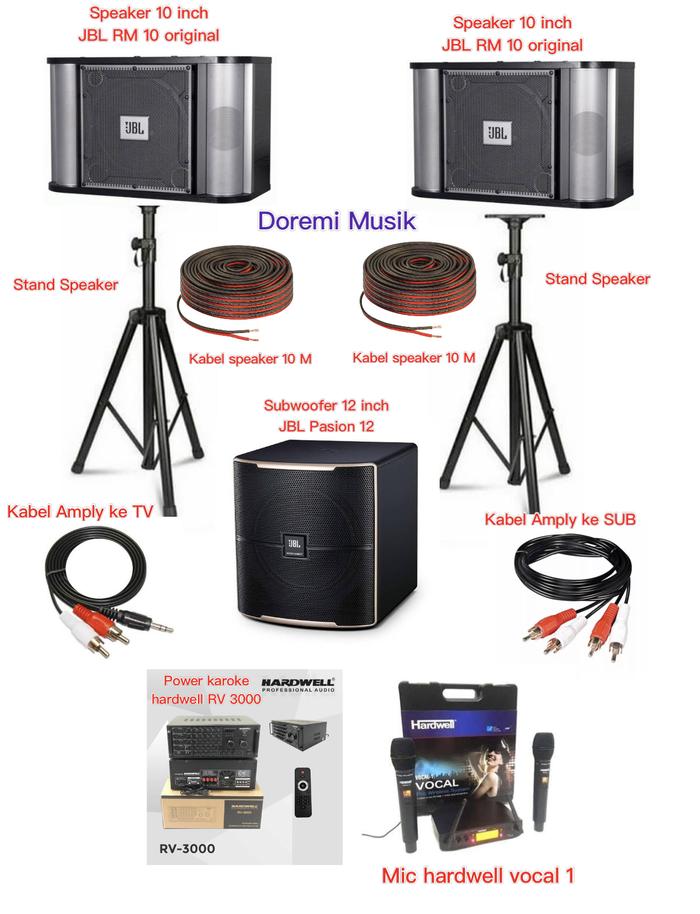 Gambar Paket karaoke JBL original - Paket 3 dari Doremi.Musik undefined Tokopedia