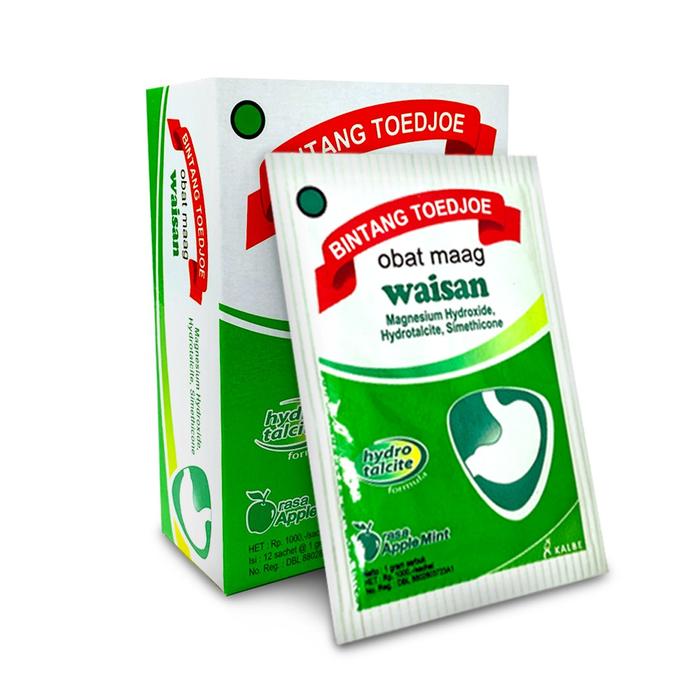 Gambar Bintang Toedjoe Obat Maag Waisan 1 Box Isi 12 Sachet dari EnP Mart undefined Tokopedia