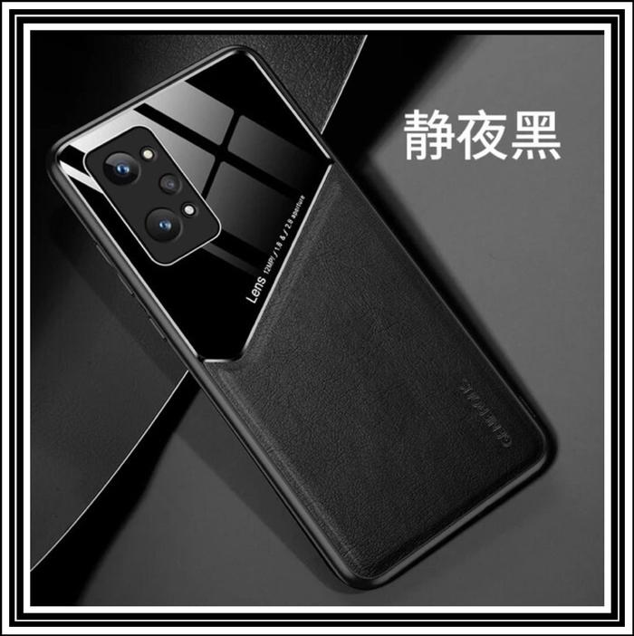 Gambar REALME GT 2 GT2 PRO 5G GENEROUS LEATHER ORIGINAL HARD CASE SOFT COVER - HITAM, REALME GT2 PRO dari Case Thebest undefined Tokopedia