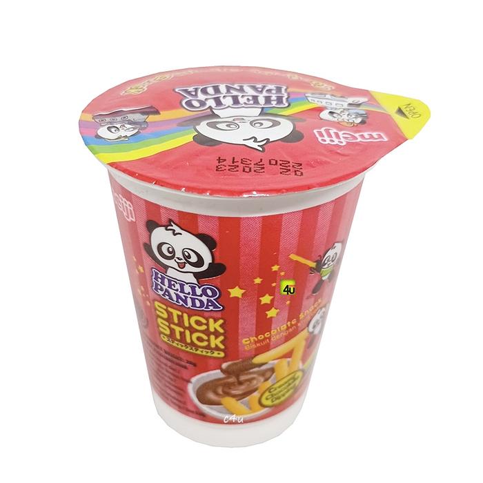Gambar Hello Panda - STICK STICK Tasty Dip Biscuit - 20g MINI CUP - Cokelat dari cemilan4u undefined Tokopedia