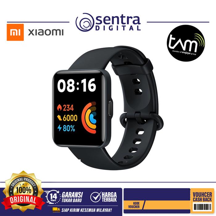 Gambar Xiaomi Mi Redmi Watch 2 Lite SmartWatch Garansi Resmi - Black dari Sentra Digital Kota Surabaya Tokopedia