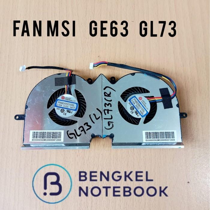 Ventilateur GPU Pour MSI GE/GL/GP Series - 4Pin - Remplacement Origine - Refroidissement Ordinateur Portable