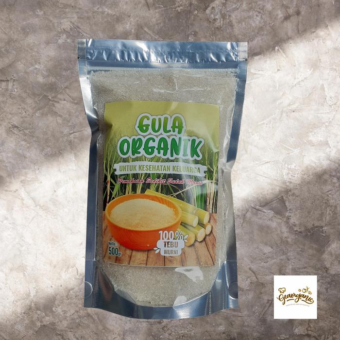 Gambar Gula Organik/ Raw Cane Sugar/Gula Tebu Murni 1kg - 500gr dari Geaorganic undefined Tokopedia