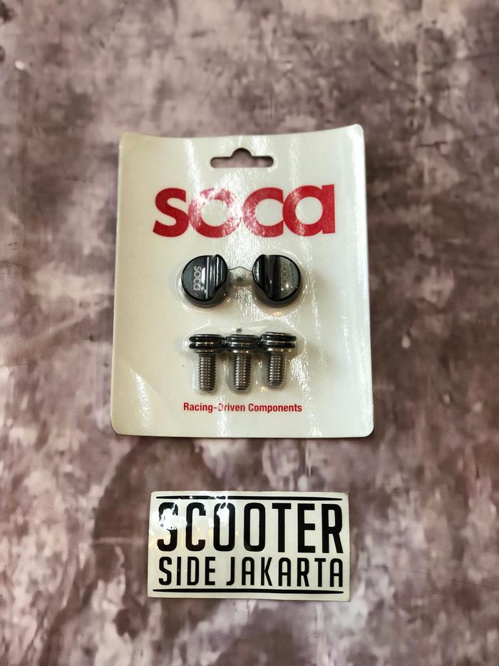 Gambar Monel Tutup spion /Mirror Hole Cap Soca Vespa Sprint Primavera Lx S GT - Hitam dari Scooter Side Djakarta undefined Tokopedia