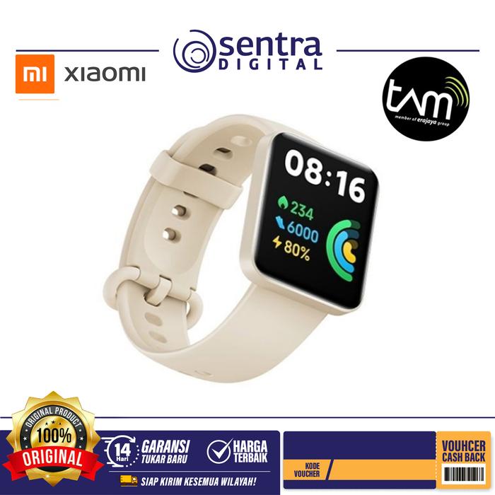 Gambar Xiaomi Mi Redmi Watch 2 Lite SmartWatch Garansi Resmi - Ivory White dari Sentra Digital Kota Surabaya Tokopedia