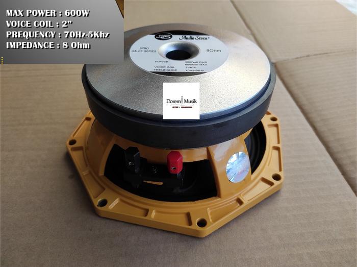 Gambar Speaker 8inch audio seven 8pro original dari Doremi.Musik undefined Tokopedia