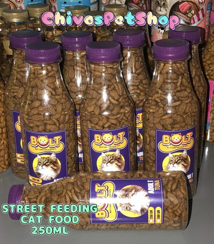 Gambar STREET FEEDING CAT FOOD BOTTLE/ MAKANAN KUCING/ SEDEKAH - BOLT dari ChivasPetShop undefined Tokopedia