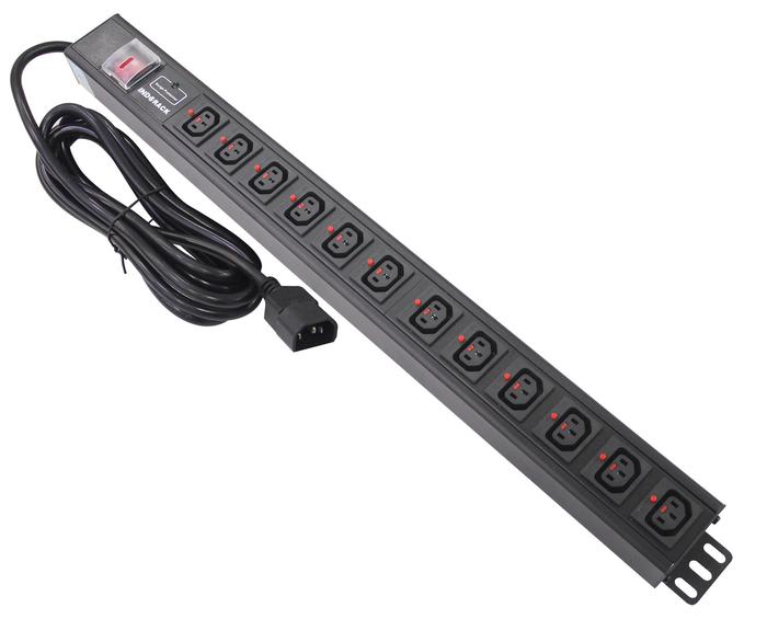 Gambar PDU INDORACK 12 OUTLET 16A WITH SURGE PROTECTOR SNI COLOKAN - EUROPE dari Timur Cabinet Network undefined Tokopedia