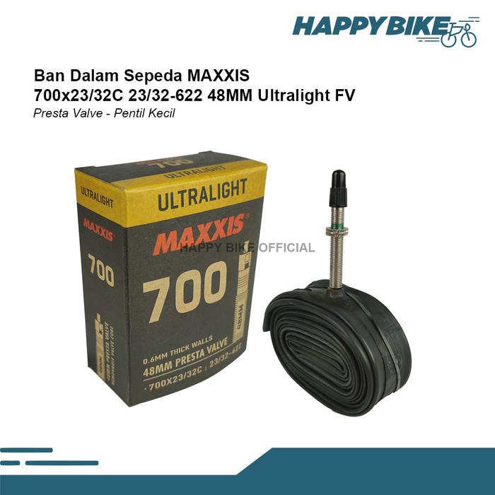 Promo MAXXIS Ban Dalam Sepeda Roadbike 700 x 23/32 48/60m FV