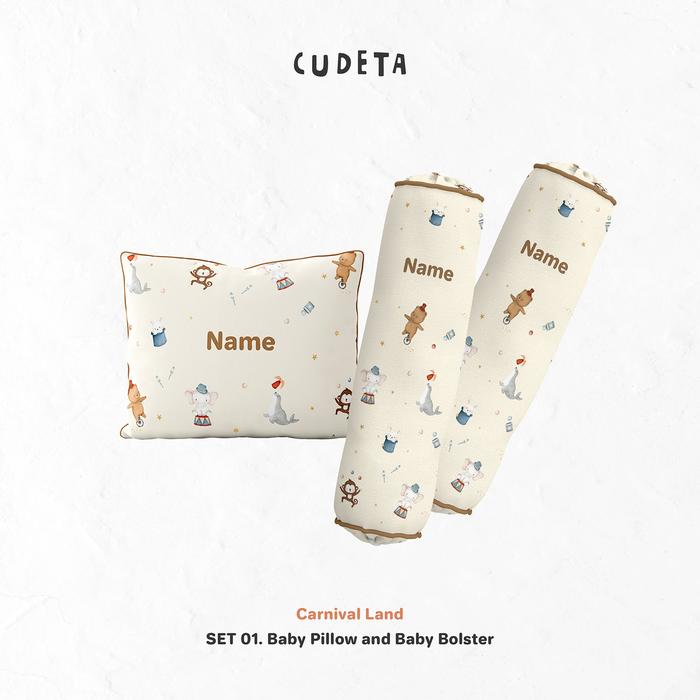 Gambar Bedding Set Cudeta - Carnival Land - Set 1, Cream dari Cudeta undefined 5 Tokopedia