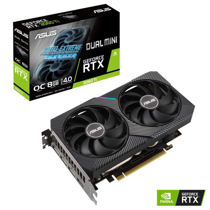Vga Asus Dual Geforce Rtx 3060 Ti Mini Lhr 8gb Oc Rtx3060ti