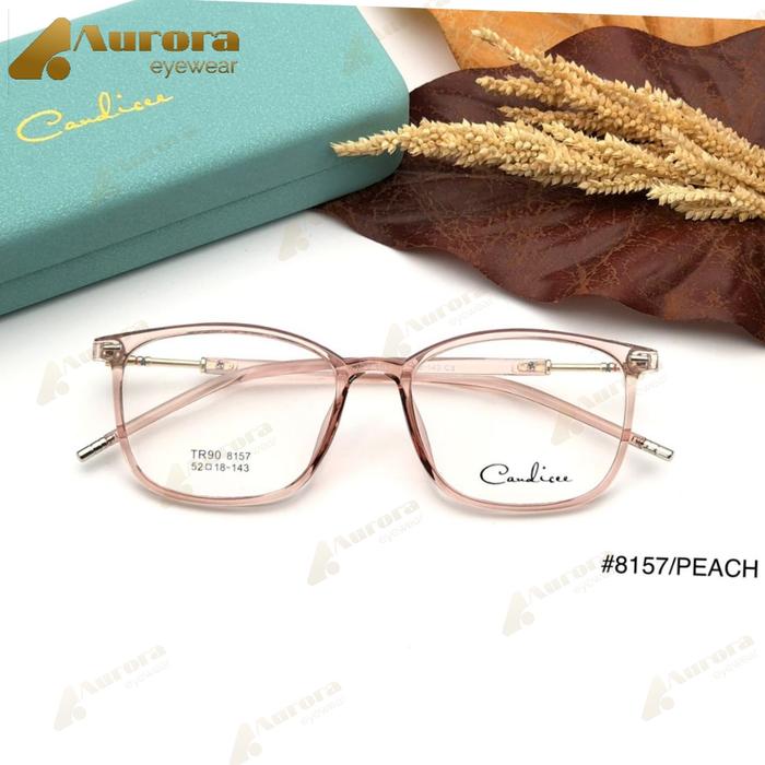 Gambar kacamata baca plus wanita lentur - peach, bluechromik dari Aurora eyewear undefined Tokopedia